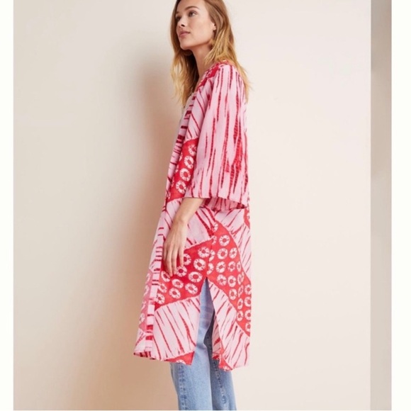 Blank London x Anthropologie Lia Shibori Tie Dye Kimono - Picture 2 of 14